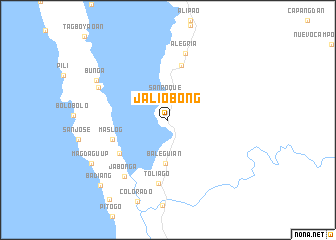 map of Jaliobong