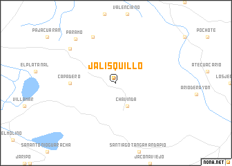 map of Jalisquillo