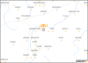 map of Jali