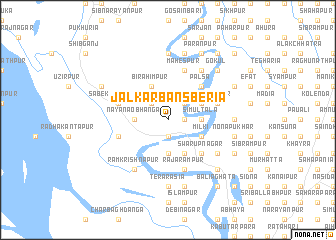 map of Jalkar Bānsberia