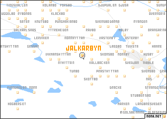 map of Jälkarbyn