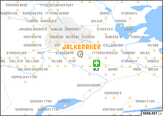 map of Jälkeråker