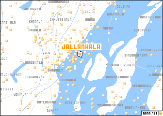 map of Jallānwāla