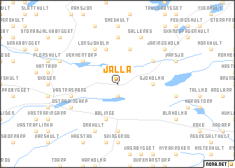 map of Jälla