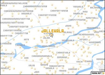 map of Jallewāla