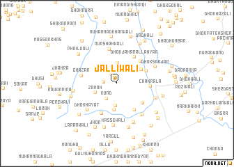 map of Jalliwāli