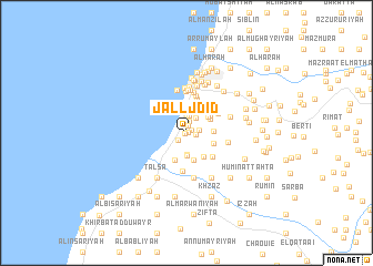 map of Jall Jdid