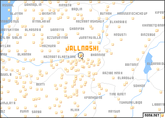 map of Jall Nāshī