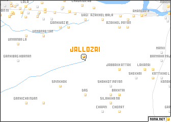 map of Jallozai