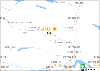 map of Jällvik