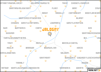 map of Jalogny