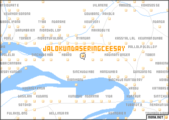 map of Jalo Kunda Sering Ceesay