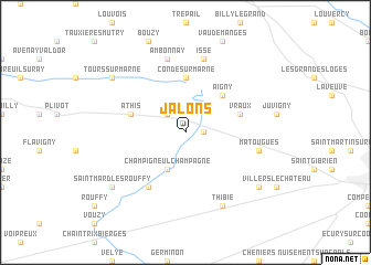 map of Jâlons