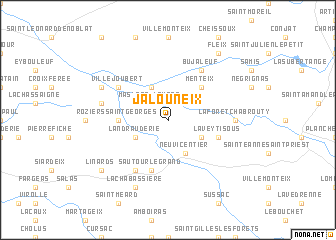 map of Jalouneix