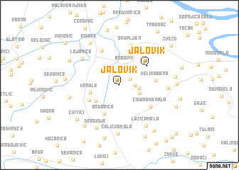 map of Jalovik