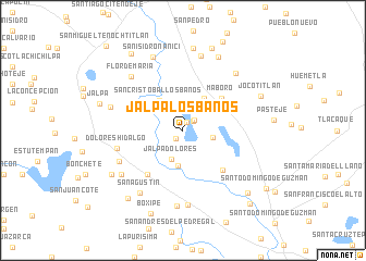 map of Jalpa Los Baños