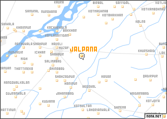 map of Jalpāna