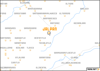 map of Jalpan