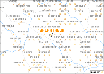 map of Jalpatagua