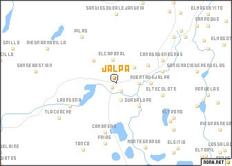 map of Jalpa