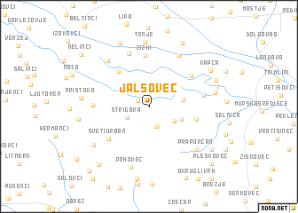 map of Jalšovec