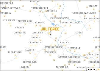map of Jaltepec