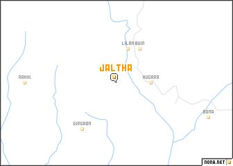 map of Jaltha