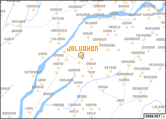 map of Jaluahon