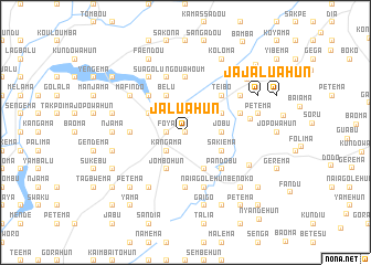 map of Jaluahun