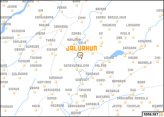 map of Jaluahun