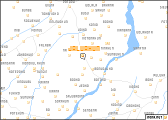 map of Jaluahun