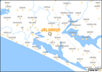 map of Jaluahun