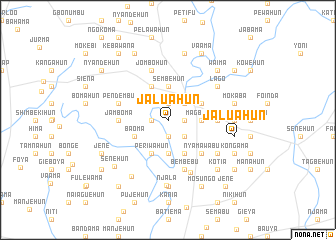 map of Jaluahun