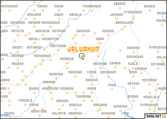 map of Jaluahun