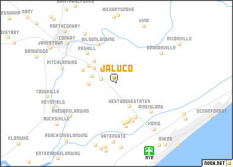 map of Jaluco