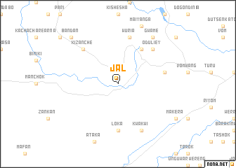 map of Jal