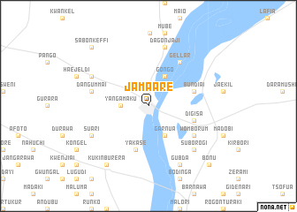 map of Jamaʼare