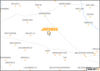 map of Jāmābād