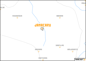 map of Jamacaru
