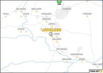 map of Jāmadoba