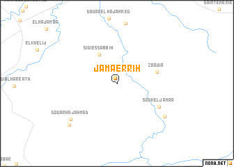 map of Jama er Rih