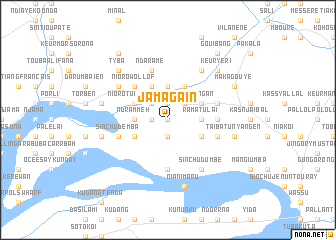 map of Jamagain