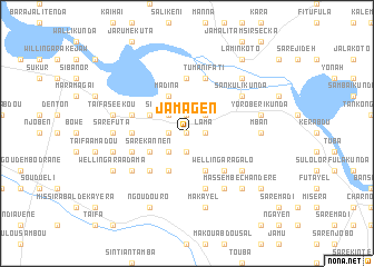 map of Jamagen