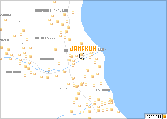 map of Jamākūh