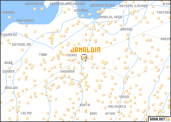 map of Jamāl Dīn