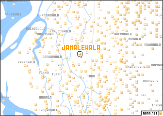 map of Jamālewāla