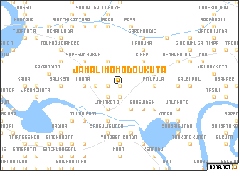 map of Jamali Momodou Kuta