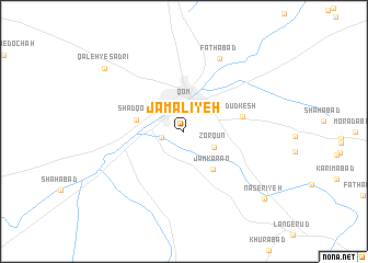 map of Jamālīyeh