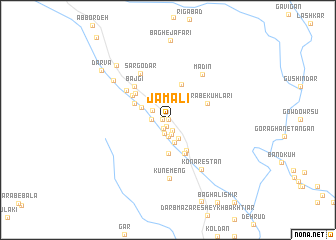 map of Jamalī