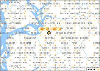 map of Jāmālkāndi
